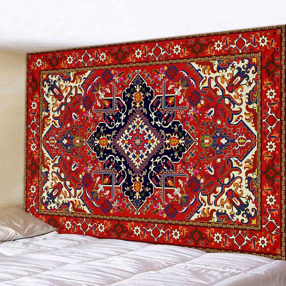 Ethnic Style Geometric Argyle Polyester Tapestry display picture 5