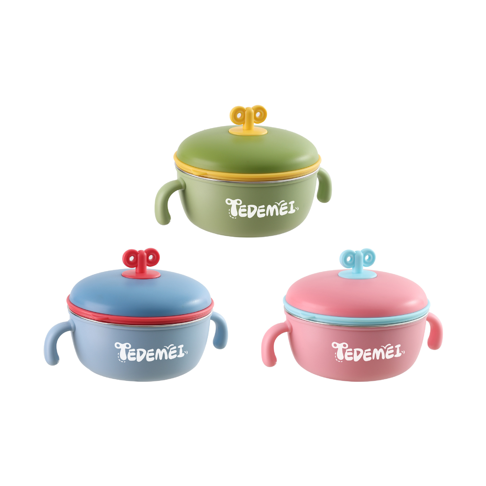 품목 번호 6142-Childqu 스테인레스 스틸 식품 보충 그릇-48개/상자