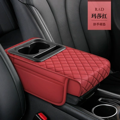 Armrest box Four-In-One Universal Car Tissue Box - basic-diamond-storage-martha-red