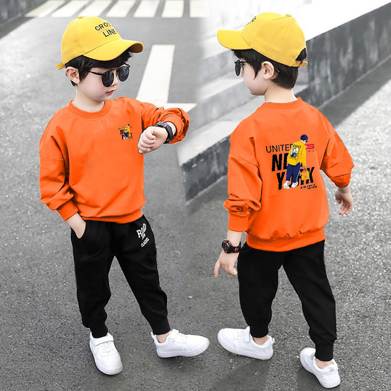 Set di abbigliamento 2023 Nuovi vestiti per bambini: edizione coreana per ragazzi belli e alla moda della grande primavera_voghion.com