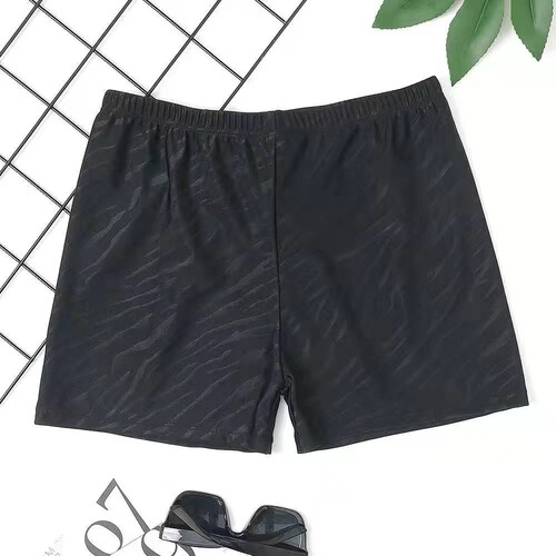 New men's swimming trunks, anti-embarrassing, breathable, high-waisted, conservative hot spring swimsuit, beach pants, casual shorts for hot spring bathing