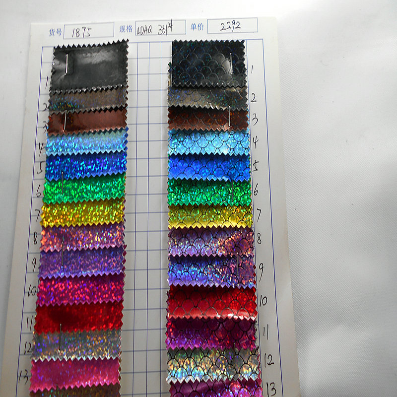 镭射小雨点PU皮革 星空点 蛇纹3D立体贴膜PU幻彩膜人造革鞋包面料