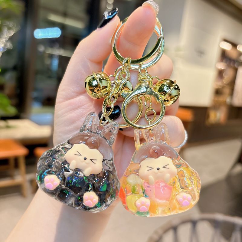 Internet Celebrant Bubble Beads Tata Sand Key Chain Cute Creative Blind Box Ornaments Gift Bag Pendant Car Key Chain