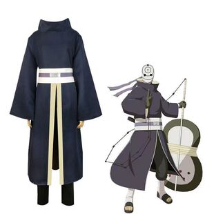 Anime Naruto yuzhibo with tuxiao organization AFEI clothes cos clothing white mask mysterious man props