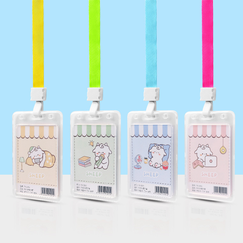 卸売りは交渉可能で、価格が高くて、透明なカードセットの学生胸カードのバッジ証セットのストラップの事務作業カードです。|undefined