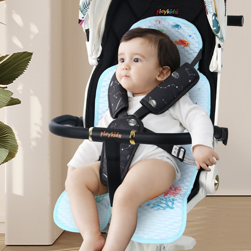 婴儿推车凉豆豆凉席坐垫冰丝通用安全座椅宝宝餐椅垫夏季遛娃神器