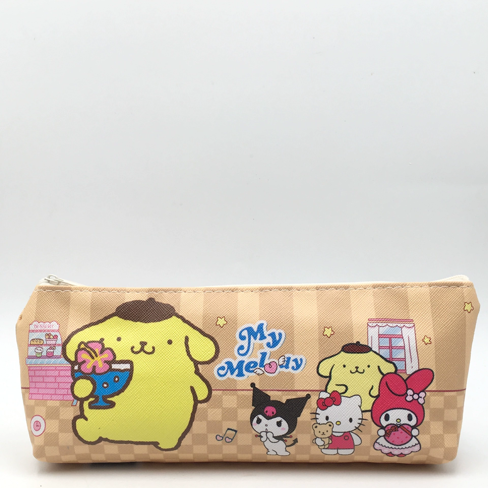 Набор Sanrio Family: сумка-ручка Kuromi Pudding Jade Gui Dog Melatti Big Ear Dog Cat Зипер сумка для хранения