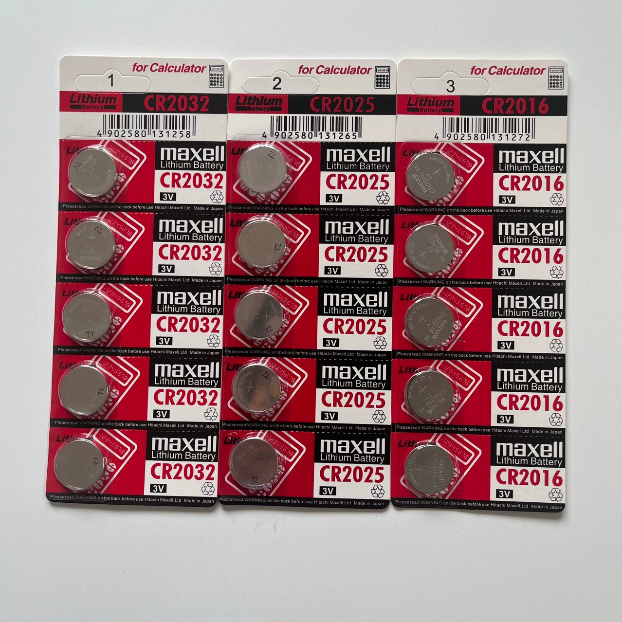 Maxell Wansheng cr2032.2025.2016 Калькулятор Часы Walkman Пульт дистанционного управления Автомобильный ключ компьютер