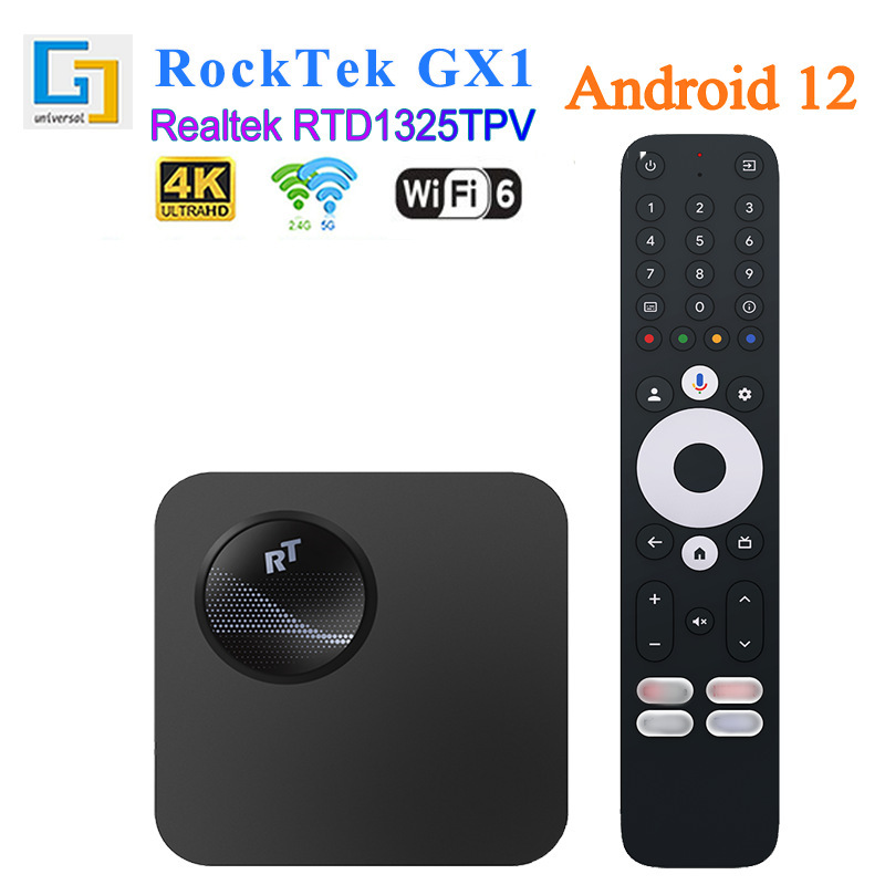 Foreign Trade Gx1 Google Certified Set-Top Box Android 12 Tv Box 4K Hd Home Bluetooth Tv Box Wholesale