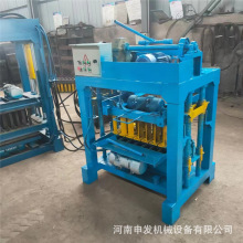 新型水泥花砖机 彩色路面透水砖异形砖机 全自动液压砌块成型机