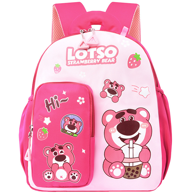 Mochila de dibujos animados para niños, nueva mochila de niñas de jardín de infantes, mochila transpirable para niños