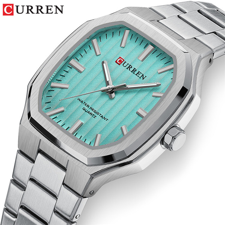 CURREN Caren 8458 hombres de correa de acero reloj de negocios transfronterizos reloj popular reloj de cuarzo reloj de los hombres simple
