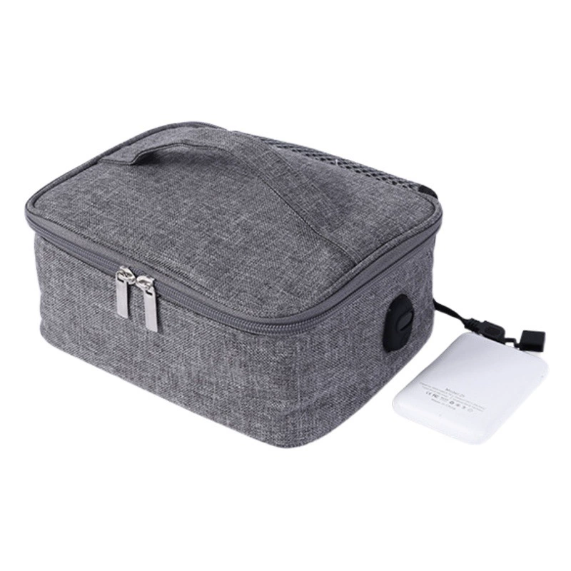 Открытый Пикник офис водонепроницаемая ткань Оксфорд USB Отопление бенто ланч бокс изоляционная сумка в наличии оптом