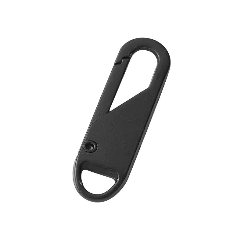 Universal creative lock with zipper, changeable detachable keychain