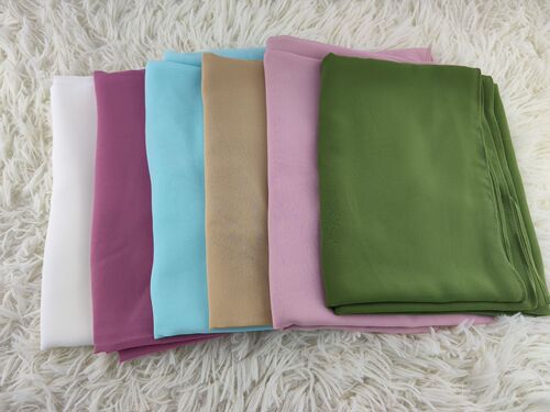 Cross-border ethnic plain-colored headscarf chiffon Middle Eastern Malay Indonesian foreign trade scarf headscarf silk scarf Hui female head covering