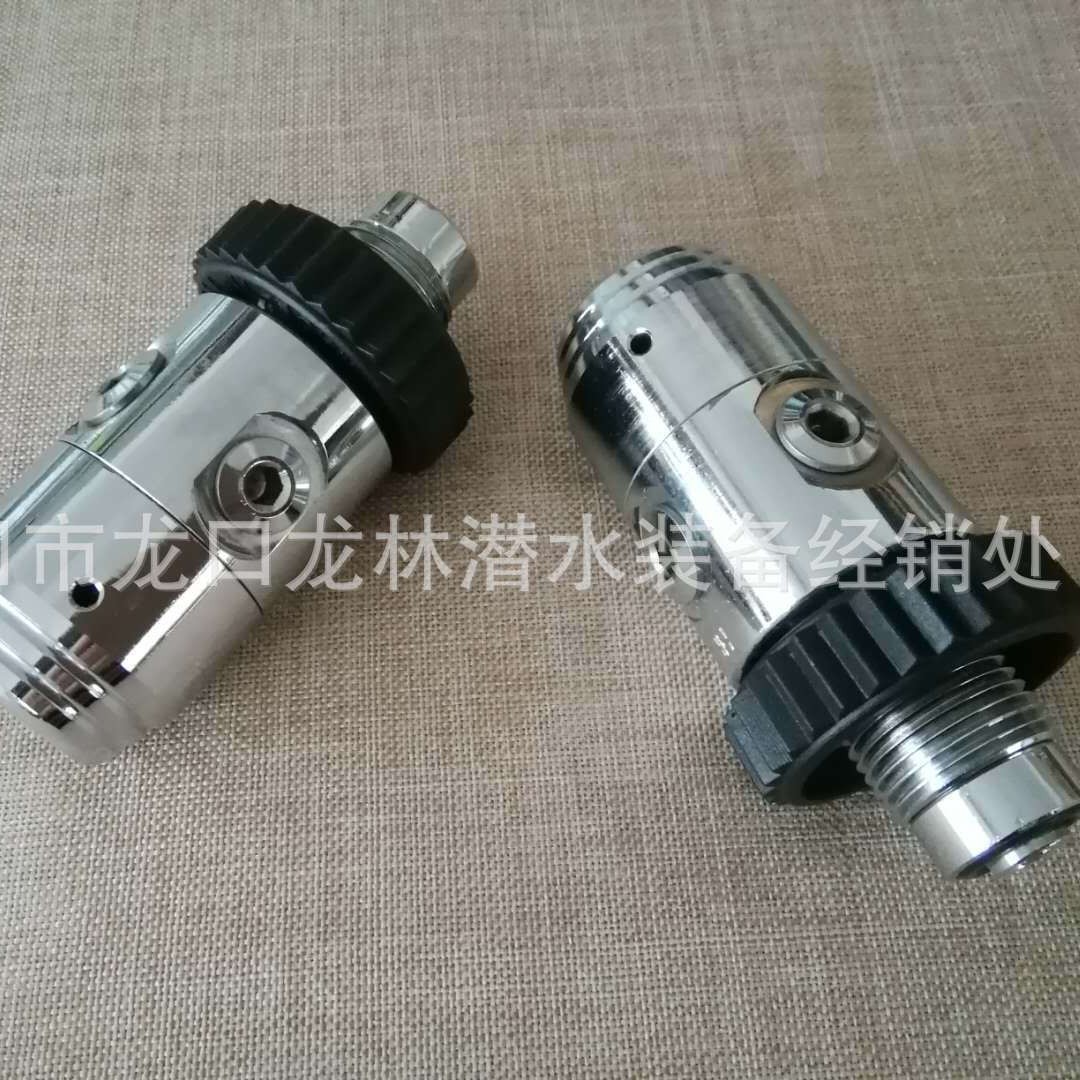 Diving first-class head Din interface diving bottle pressure reducing valve carbon fiber fire breathing apparatus regulator DIN