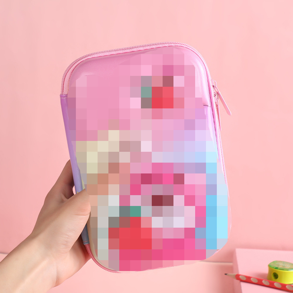 Caja de papelería 3D de dibujos animados de gran capacidad EVA lápiz caso niños lápiz caso multifuncional de múltiples capas de papelería al por mayor