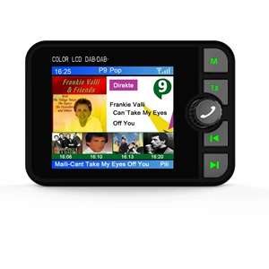 Sərhəddən kənar avtomobil DAB rəqəmsal radiosu, rəngli ekran, Bluetooth MP3