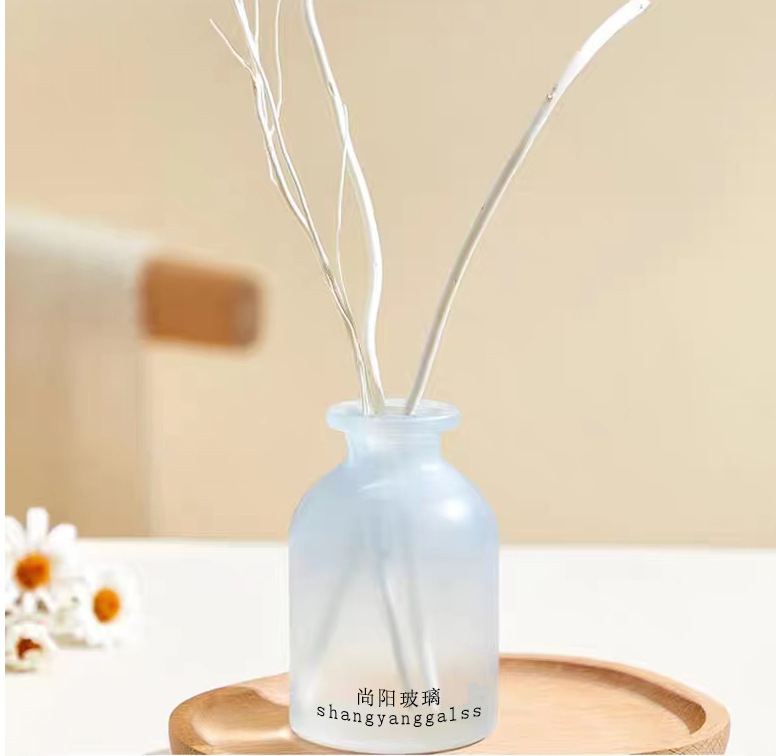 INS de moda botella de aromaterapia botella de fragancia volátil de vidrio fragancia de ratán sin fuego botella vacía de vientre grande SY219