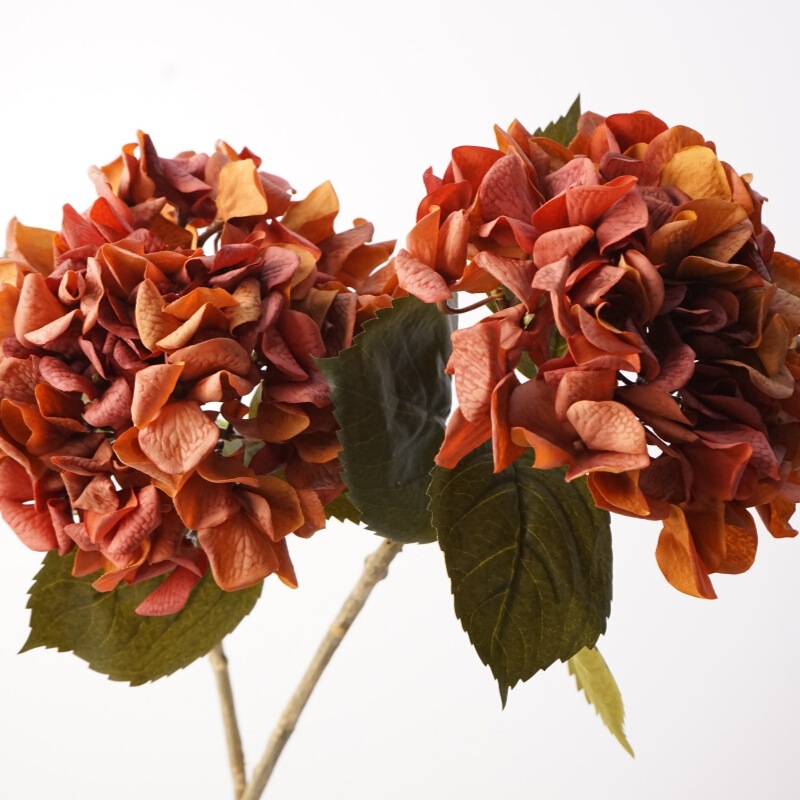 high quality touch moisturizing hydrangea autumn series retro style flower arrangement floral home decoration theme wind background board