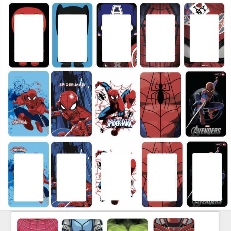 마블 그룹 1 (4 카드 + 4 로프)