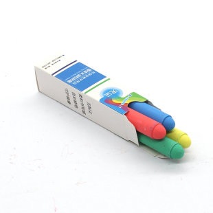 Manufacturers supply 4-color water-soluble dust-free chalk color bright teacher blackboard newspaper color chalk wholesale