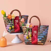Оптовая продажа 3.8 Goddess Festival Подарочная коробка Плетеная синяя сумка идиллическая феникс женский день подарки могут быть настроены