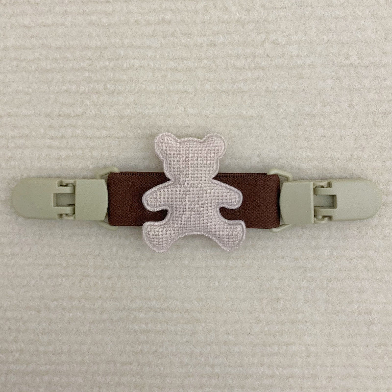 INS estilo coreano clip de suspensión oso pantalones de tirantes para niños clip anti-caída clip de la correa del hombro soporte de la falda de la suspensión antideslizante artefacto de hombro