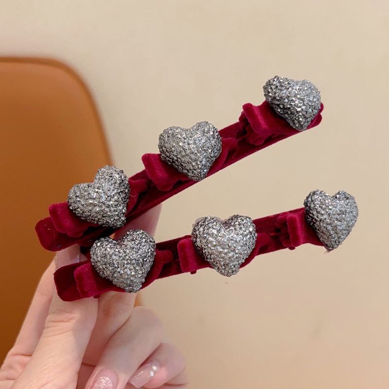 Perezoso doble trenzado clip de cabello para niños acabado artefacto de cabello de niña clip lateral frente un clip de frangeo