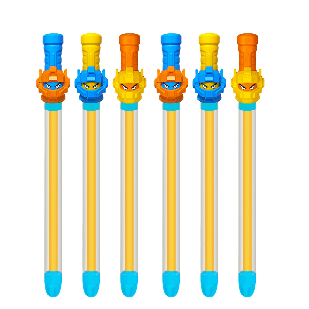 Robot transfronterizo, juguete de pistola de agua de extracción, rafting de verano, playa de agua, dibujos animados, pistola de agua, fábrica al por mayor para niños