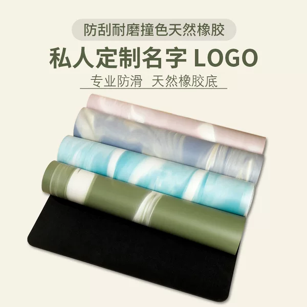 Lulu contrast pu rubber yoga mat local tyrants mat thickened natural rubber non-slip yoga mat manufacturers wholesale