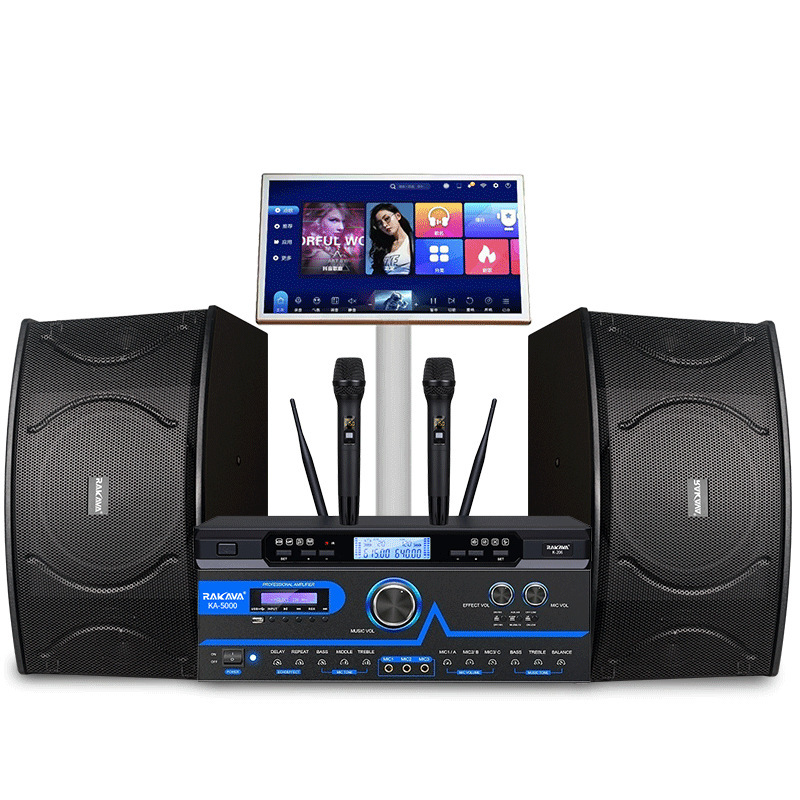 RAKAVA シングル 12inch フルセットホームステージバー KTV ファミリーソングプロフェッショナルスマートカラオケマシンカラオケ|undefined