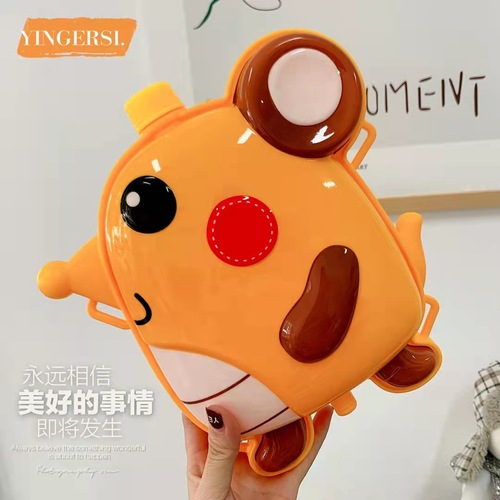 Large children's water gun toy backpack cartoon water gun summer pull-out water spray gun street stall toys wholesale