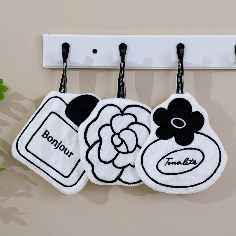 Net Red Advanced Art Цветочная салфетки для рук утолщение