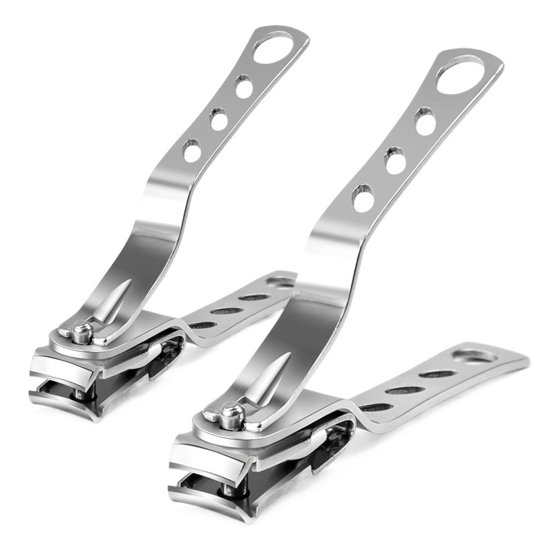 Stainless Steel Nail Clippers 360-Degree Rotating Nail Clipper Manicure Tool Set Large and Small Factory Supply Nail Care
