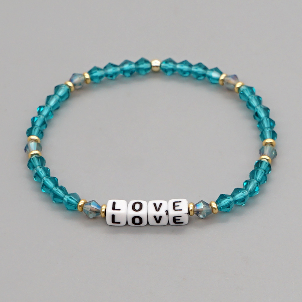 Moda Letra Con Cuentas Mujeres Pulsera 1 Pieza display picture 4