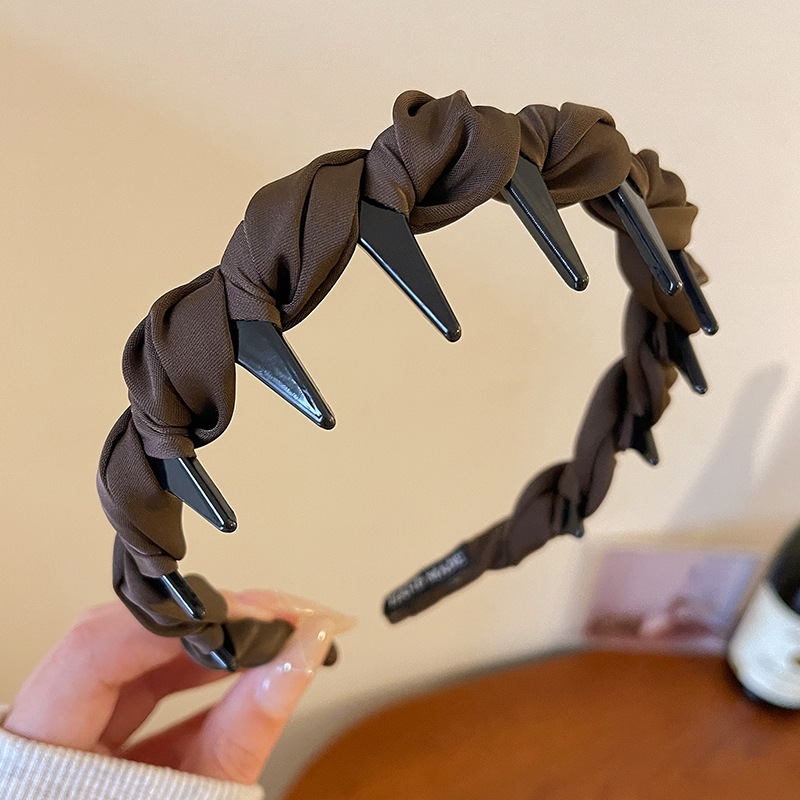 1565a dark brown hairband