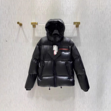 南油025爆款普拉到家冬季保暖连帽男女同款时尚厚保暖羽绒服外套