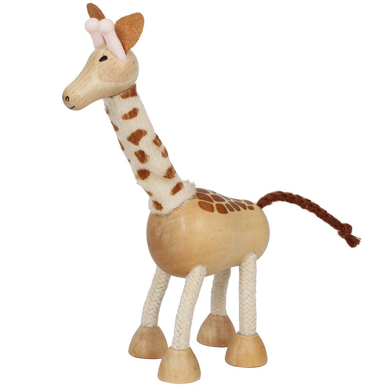 Wooden realistic constructor, farm, doll, early education