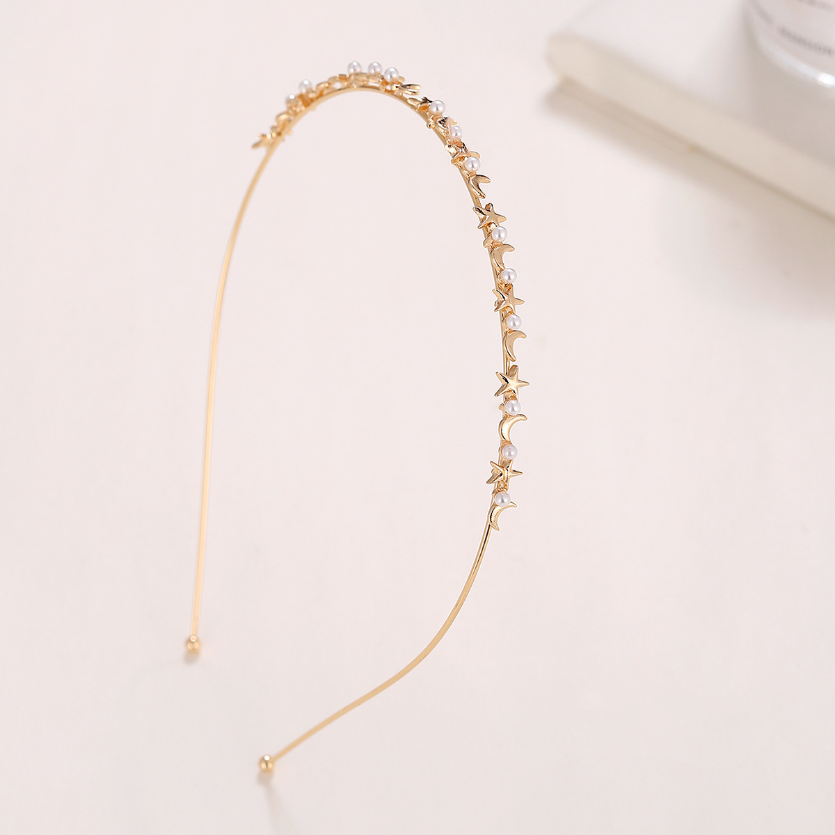 Mori estrella Luna de metal fino diadema Internet celebridad 2022 verano nuevo Super Hada temperamento verano diadema fuera accesorios para el cabello