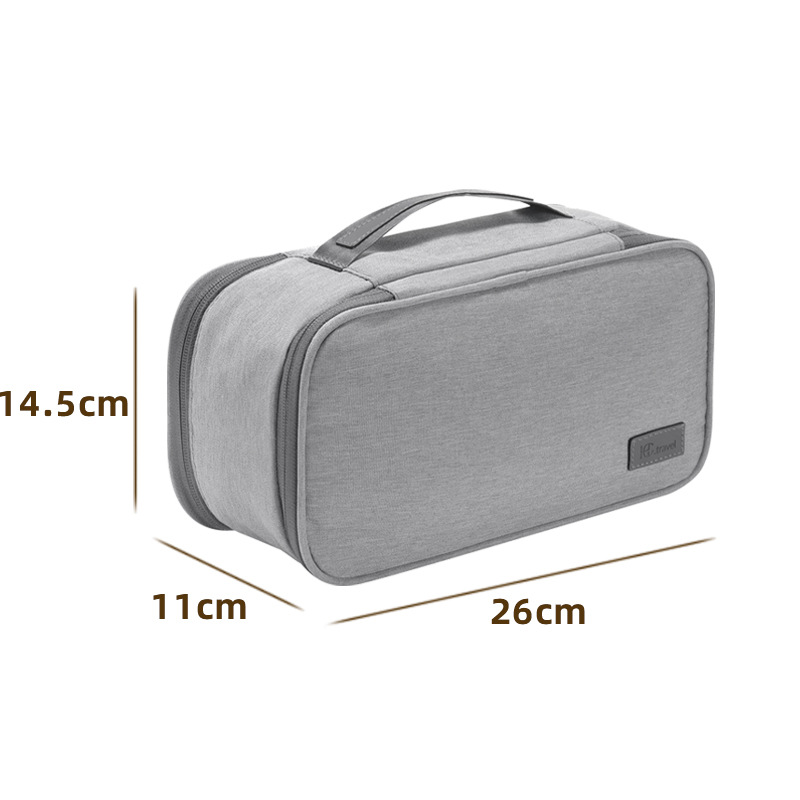 Bolsa de almacenamiento de sujetador transfronterizo, calcetines portátiles de viaje, bolsa de embalaje de equipaje, ropa interior tres en uno, bolsa de almacenamiento de ropa interior