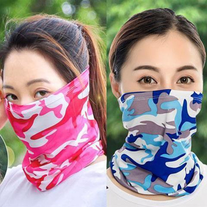 Hielo seda turbante mágico de verano deportivo al aire libre para hombres y mujeres cuello pañuelo de bicicleta máscara de pesca cuello delgado comercio exterior