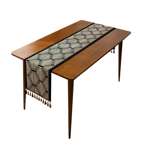 Table flag ins style Zen light luxury high-end tea table cloth tea table fabric strip bed flag tea mat tea flag wholesale