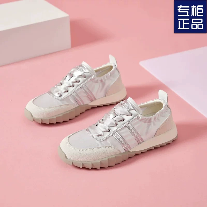 Новый стиль спортивной повседневной обуви, увеличивающей рост для маленьких людей, легкая классная обувь на толстой подошве для внешней торговли, серебряные моральные тренировочные туфли