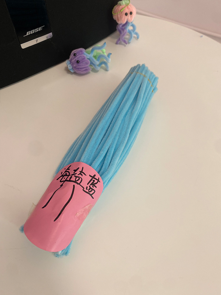 Fábrica de fuente de bobinado 8MM ultra-tight barra de torsión de cifrado gruesa más banda de pelusa al por mayor niños puzzle artesanal diy