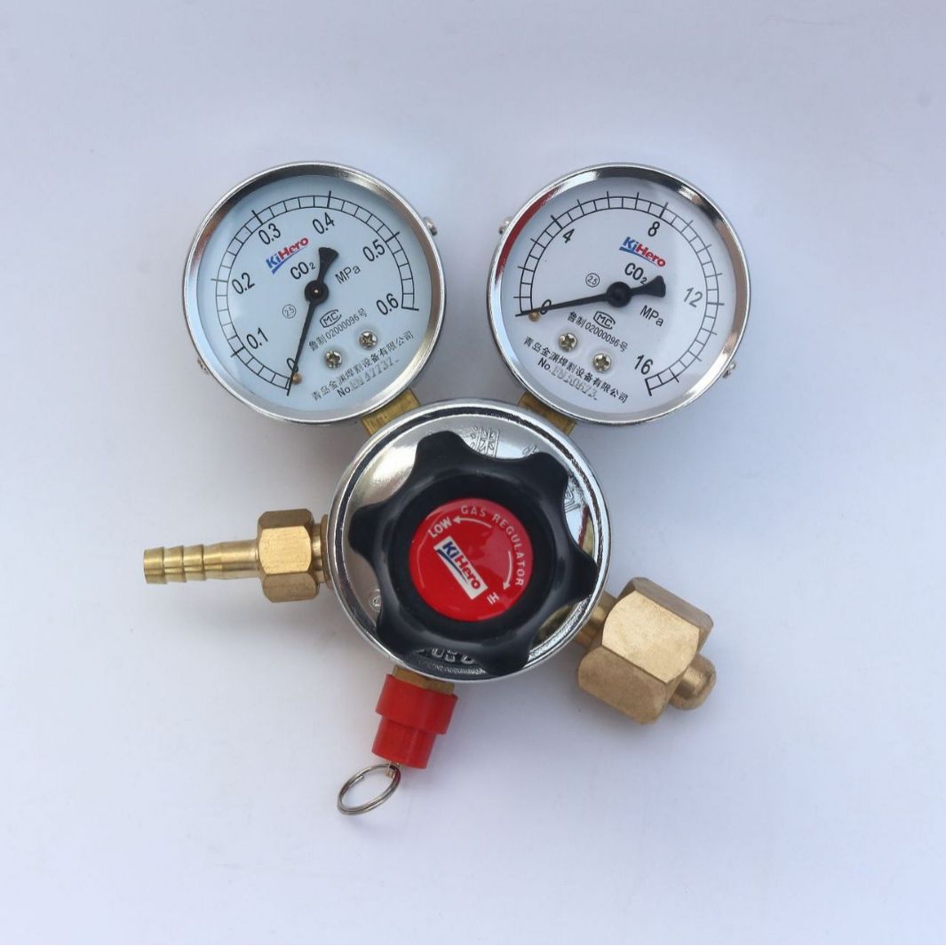 金渊二氧化碳表CO2啤酒制造减压阀器批发二氧化碳减压器YQT-02II