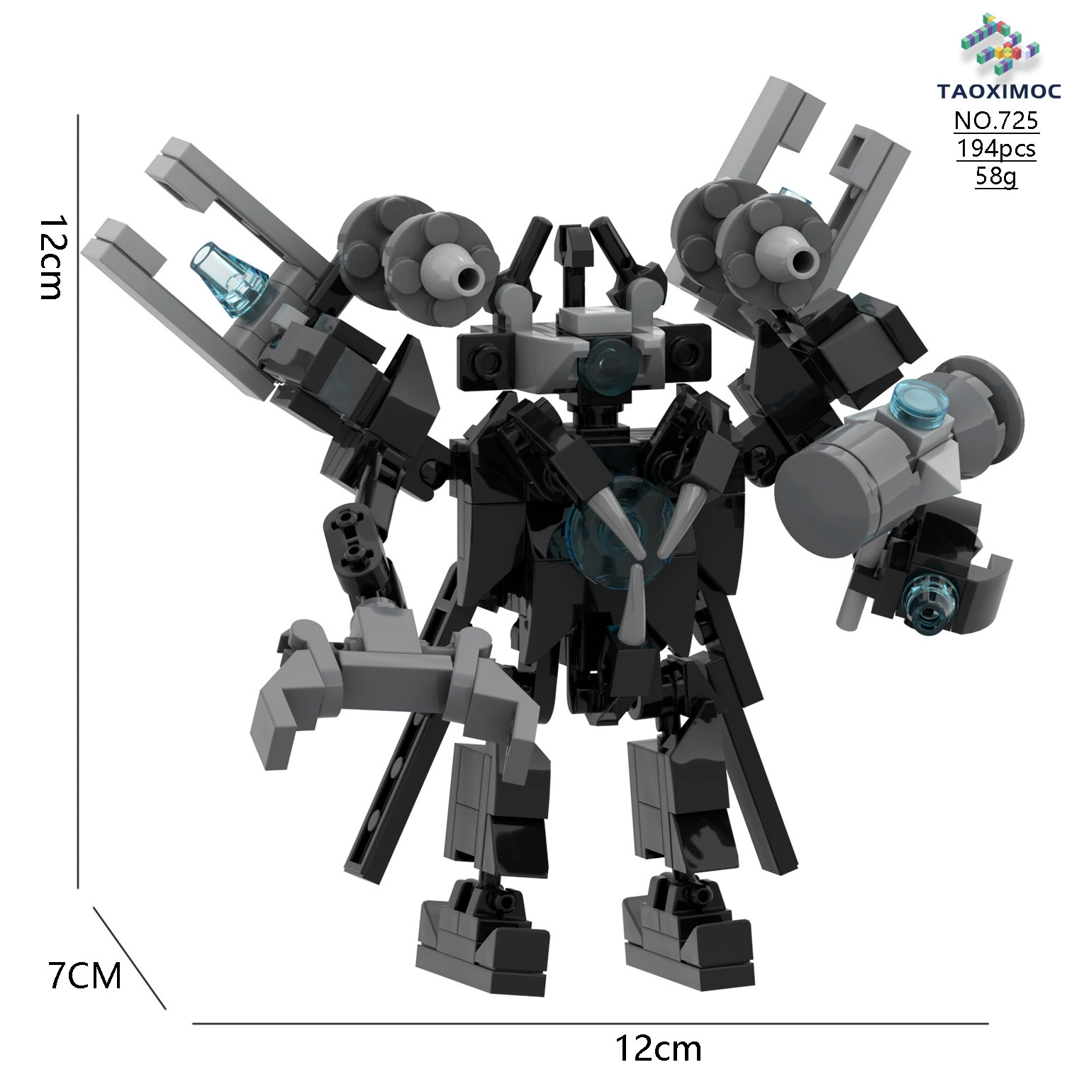 Toilet Constructor Watch: Children's Smart Toy Minifigure Kit - 504pcs, Educational Building Fun by Other