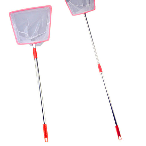 Stainless steel telescopic fish net, small fish tank hand net, goldfish net bag, fishing tool, aquarium supplies, fishing