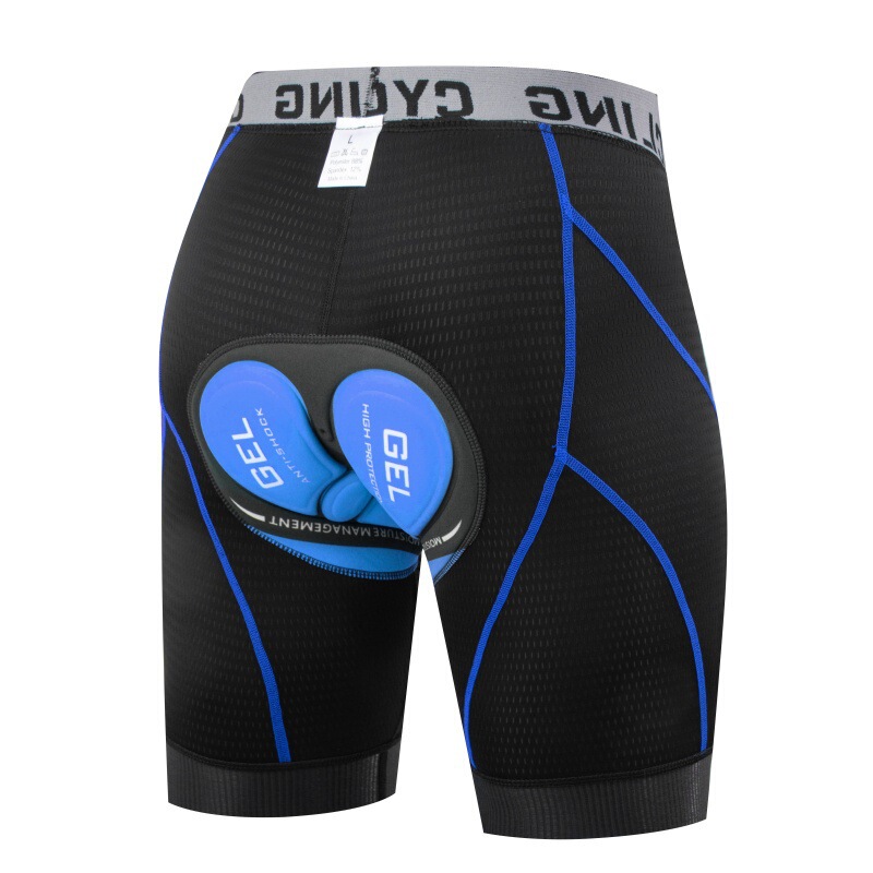 Factory Thickened Cushion Bicycle Panties Men's Cycling Pants Road Car Four Seasons Shock Absorption Mountain Quick-drying Base Shorts