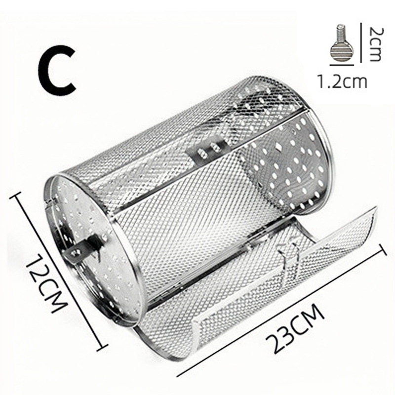 Zhongnuo horno eléctrico accesorios universales cocina horneado freidora tuerca bandeja de hornear de acero inoxidable giratorio para hornear jaula